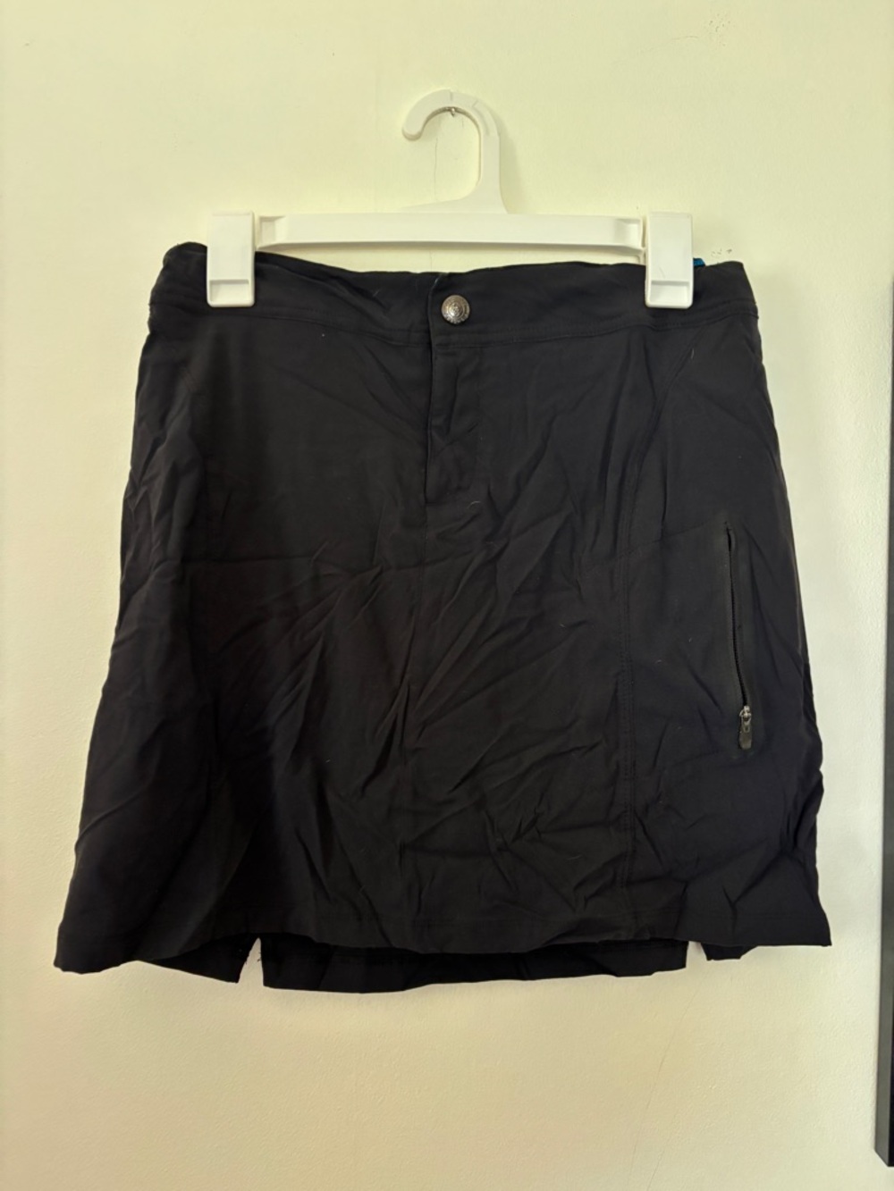 Columbia Black Active Skort with Zip Pocket